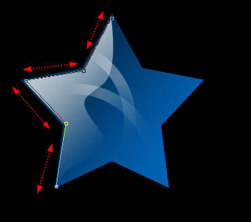 Photoshop制作漂亮的水晶五角星及光纤